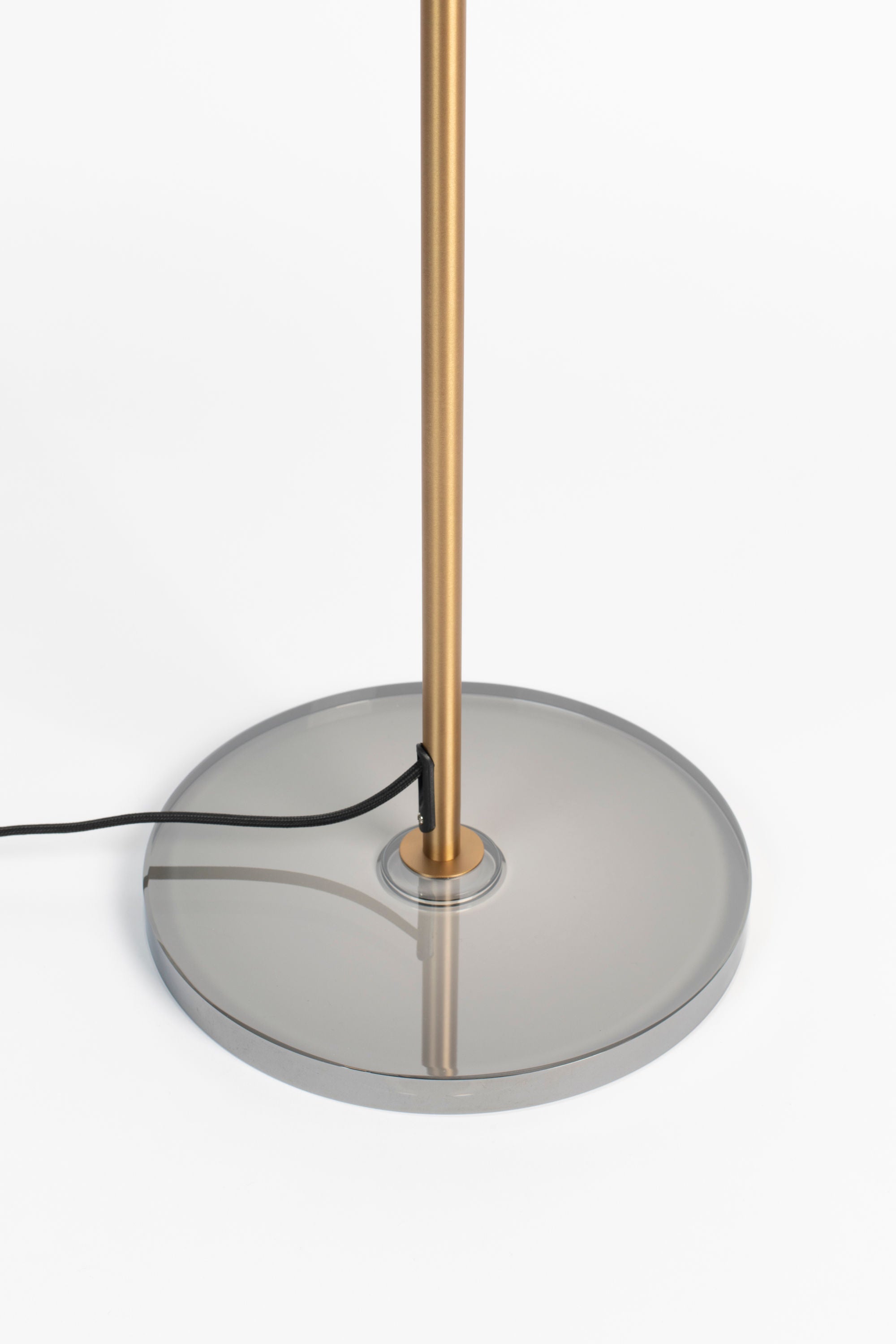 Zuiver Float Gold & Glass Floor Lamp
